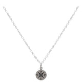 Compass Tiny Sterling Silver Necklace