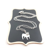 Bulldog 925 Sterling Silver Necklace