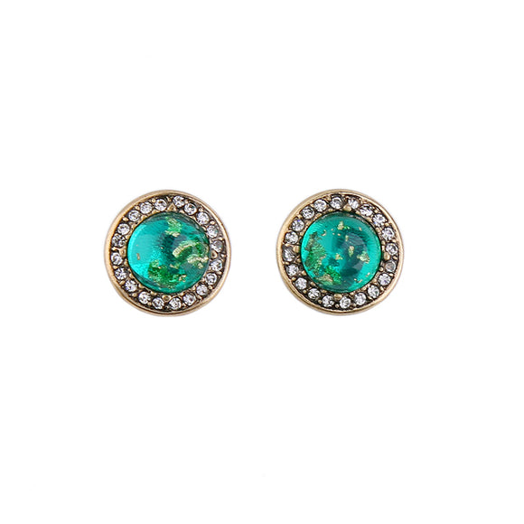 Claire Circle Stud Earrings