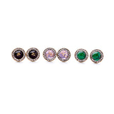 Claire Circle Stud Earrings