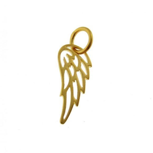 Add a Gold Tiny Angel Wing or Bird Wing Charm