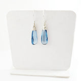 London Blue Topaz Earrings - Sterling Silver Dangle Earrings