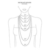 Labradorite Gemstone Necklace - Gold Necklace - 14k Gold Filled Necklace