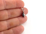 Avocado Charm Necklace - Tiny Food Charm - Sterling Silver Jewelry - Handmade Necklace