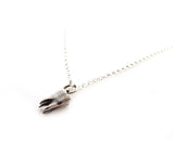 Tiny Tooth Molar Charm Necklace - Sterling Silver Necklace