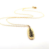 Pine Tree Charm Necklace - Dainty 14k Gold Filled Jewelry