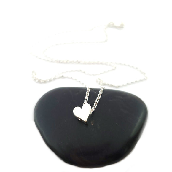 Heart Slide Necklace - Sterling Silver Jewelry
