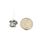 Sterling Silver Squirrel Charm - Animal Charm