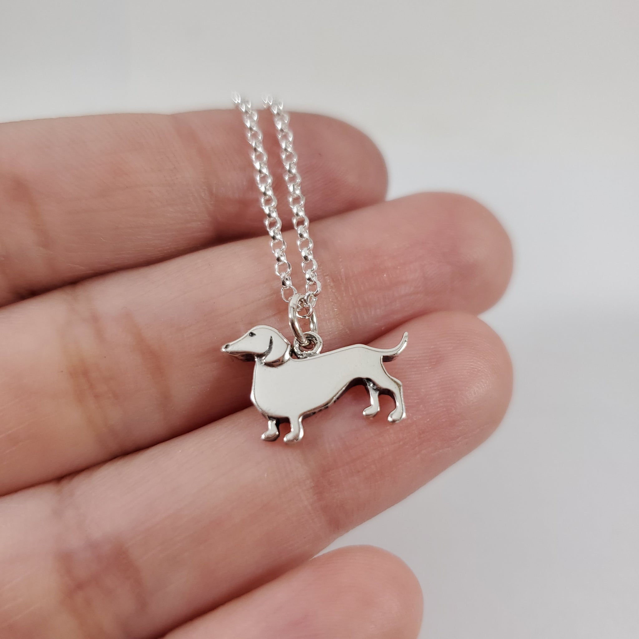 Buy Gold Sausage Dog Necklace, Cute Dachshund Pendant Necklace, Animal  Necklace, Tiny 3d Charm Necklace, Whimsical Quirky Gifts, Dog Lover Gift  Online in India - Etsy
