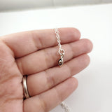 One Pea Pod Charm Necklace - Sterling Silver Jewelry