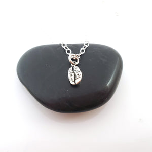 Coffee Bean 925 Sterling Silver Necklace