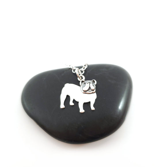 Bulldog 925 Sterling Silver Necklace