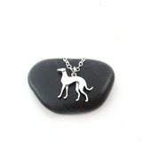 Greyhound Dog 925 Sterling Silver Necklace