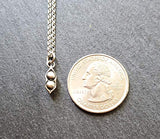Two Pea Pod Necklace - Sterling Silver Jewelry