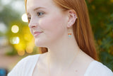 Beata Earrings - Dainty 14k Gold Filled Gemstone Earrings  - Jewelry for Her