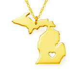 Michigan State Necklace