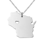 Wisconsin State Necklace