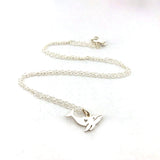 Whale Charm Necklace - Sterling Silver Jewelry