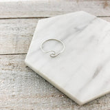 Wave Ring - Sterling Silver Jewelry