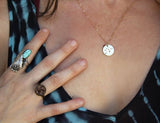Virgo Charm Zodiac Necklace - Sterling Silver Jewelry
