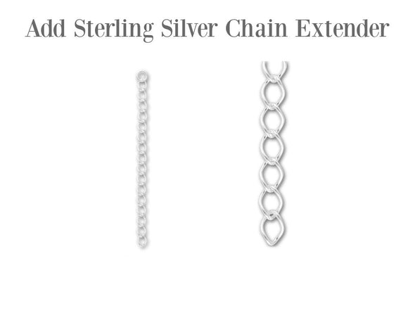 Add Sterling Silver Chain Extender - Long Necklace Chain - Sterling Silver Chain - Choose Your Length