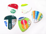 Upcycled Credit Card Guitar Pick Pack of 10 Recycled / Gift for Him