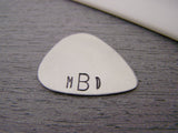 Monogrammed Initial Personalized Guitar Pick / Gift for Him / Gift for Dad / Musician Gift