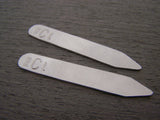 Monogrammed Collar Stays - Personalized Gift -  Hand Stamped Collar Stays / Gift for Him - Mens Accessory - Anniversary Gift
