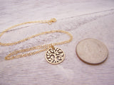 Tree of Life Gold Filled Necklace
