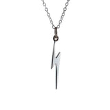 Lightning Bolt Sterling Silver Necklace